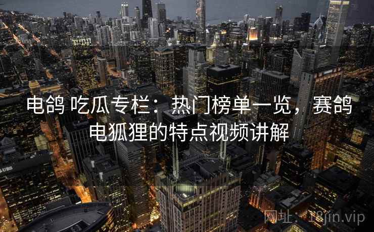 电鸽 吃瓜专栏：热门榜单一览，赛鸽电狐狸的特点视频讲解