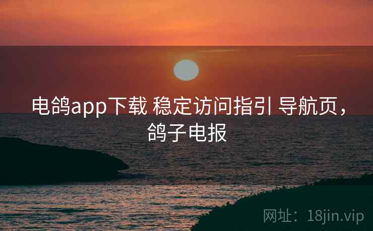 电鸽app下载 稳定访问指引 导航页，鸽子电报