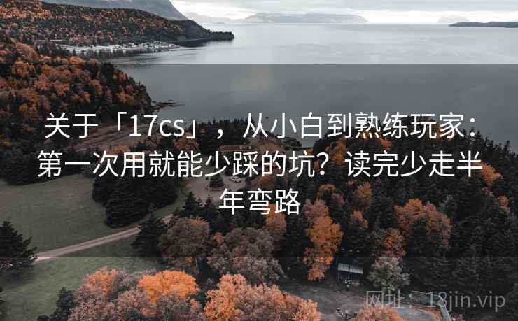 关于「17cs」，从小白到熟练玩家：第一次用就能少踩的坑？读完少走半年弯路